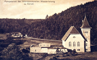 station de pompage Koerich en 1920